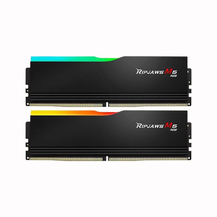 رم دسکتاپ جی اسکیل مدل Ripjaws M5 RGB Black DDR5 6400MHz CL36 ظرفیت 32 گیگابایت