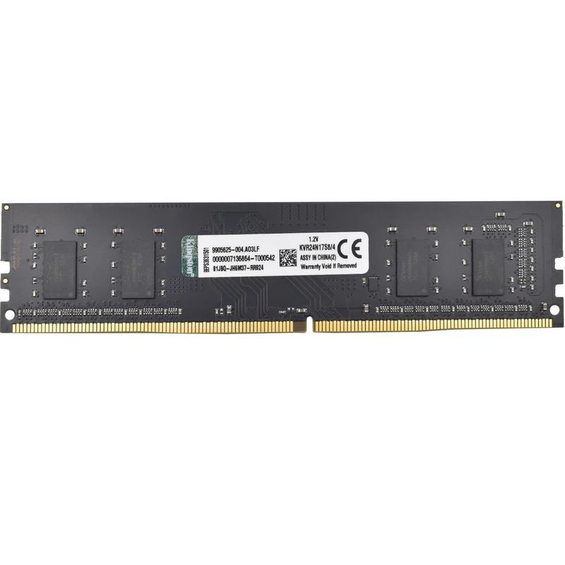 رم دسکتاپ DDR4 تک کاناله 2400 مگاهرتز کینگستون ظرفیت 4 گیگابایت