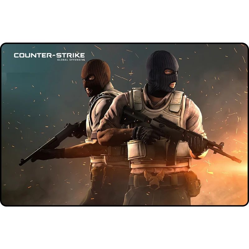 ماوس پد مخصوص بازی طرح Counter-Strike سایز 37×24 سانتی‌متر