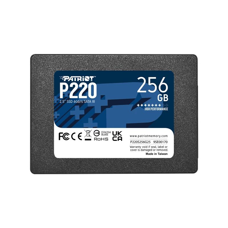 حافظه SSD اینترنال پتریوت مدل P220 ظرفیت 256 گیگابایت