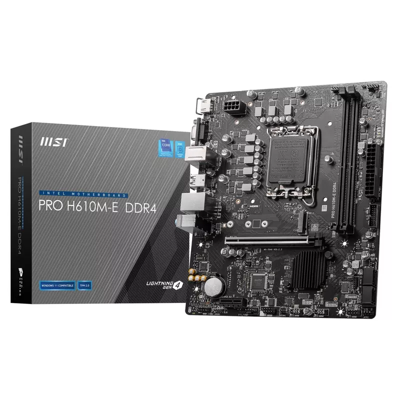 مادربرد ام اس آی مدل PRO H610M-E DDR4