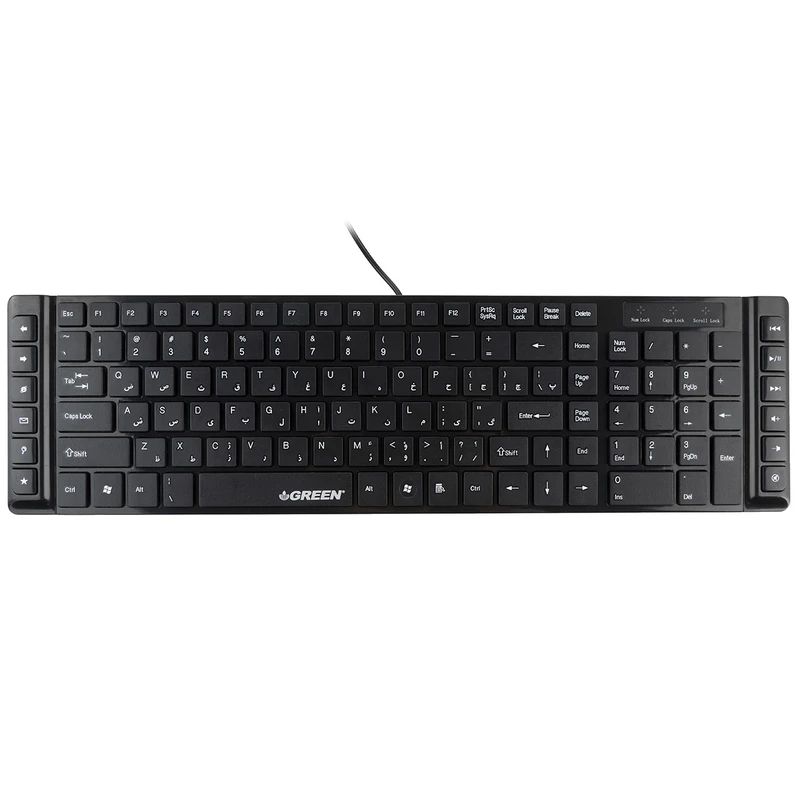 کیبورد با سیم گرین مدل GK301