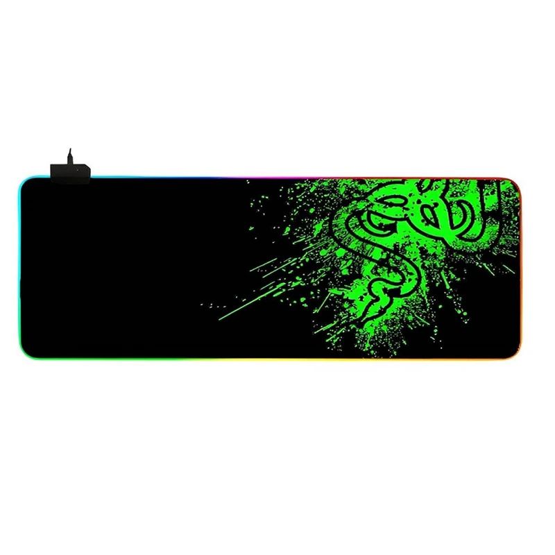 موس پد گیمینگ RGB مدل RAZER سایز 30×70 سانتی‌متر