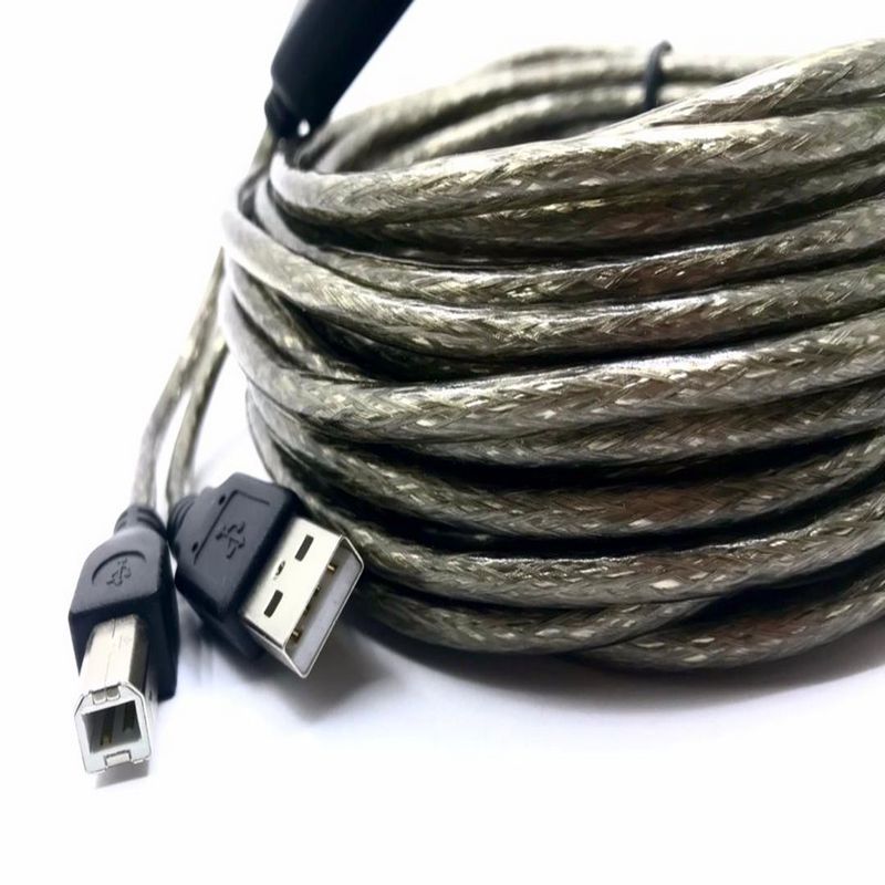 کابل USB 2.0 پرینتر (اکتیو) 20 متری