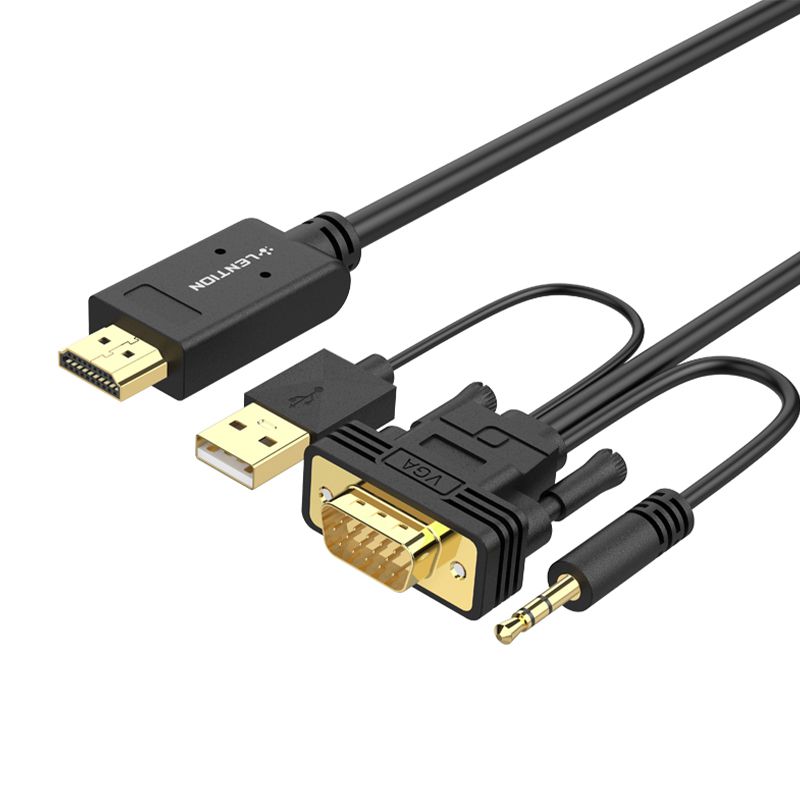 مبدل لنشن مدل HDMI به VGA طول 2 متر