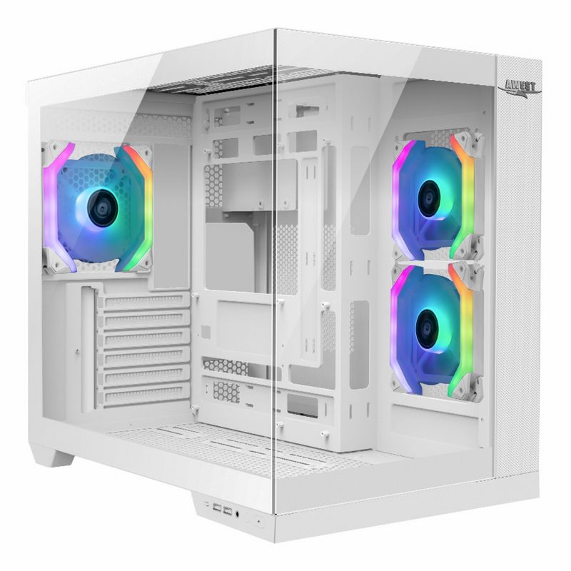 کیس کامپیوتر گیمینگ اوست GT-AQ12-MW